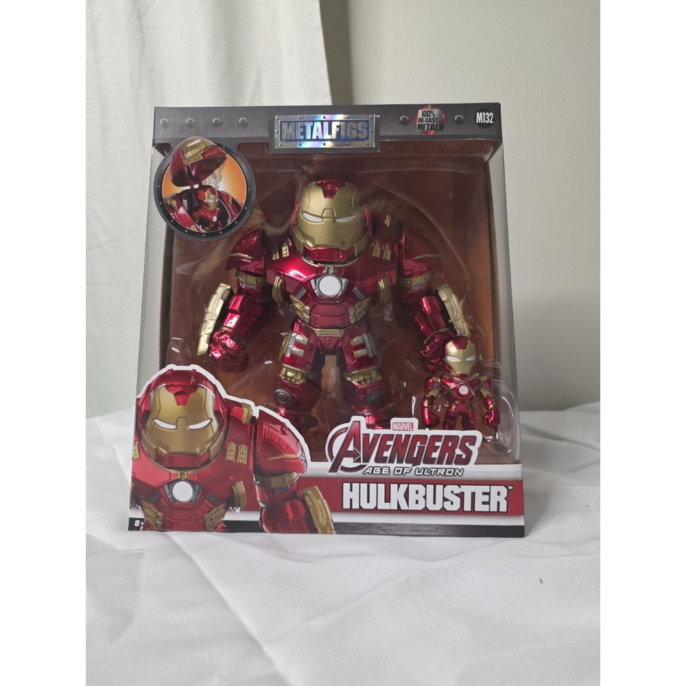 Jada Toys Avengers Age Of Ultron Hulkbuster + Ironman Metalfigs M132